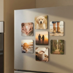 Personalized Photo Fridge Magnets Set