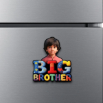 Big Brother Cartoon Photo Magnet