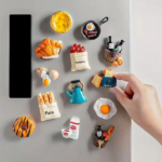 Mini Food Fridge Magnet Set